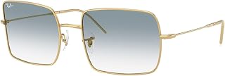 Ray-Ban RBR0104S - Gafas de sol cuadradas 1971 para mujer, dorado/azul degradado transparente, 54 mm