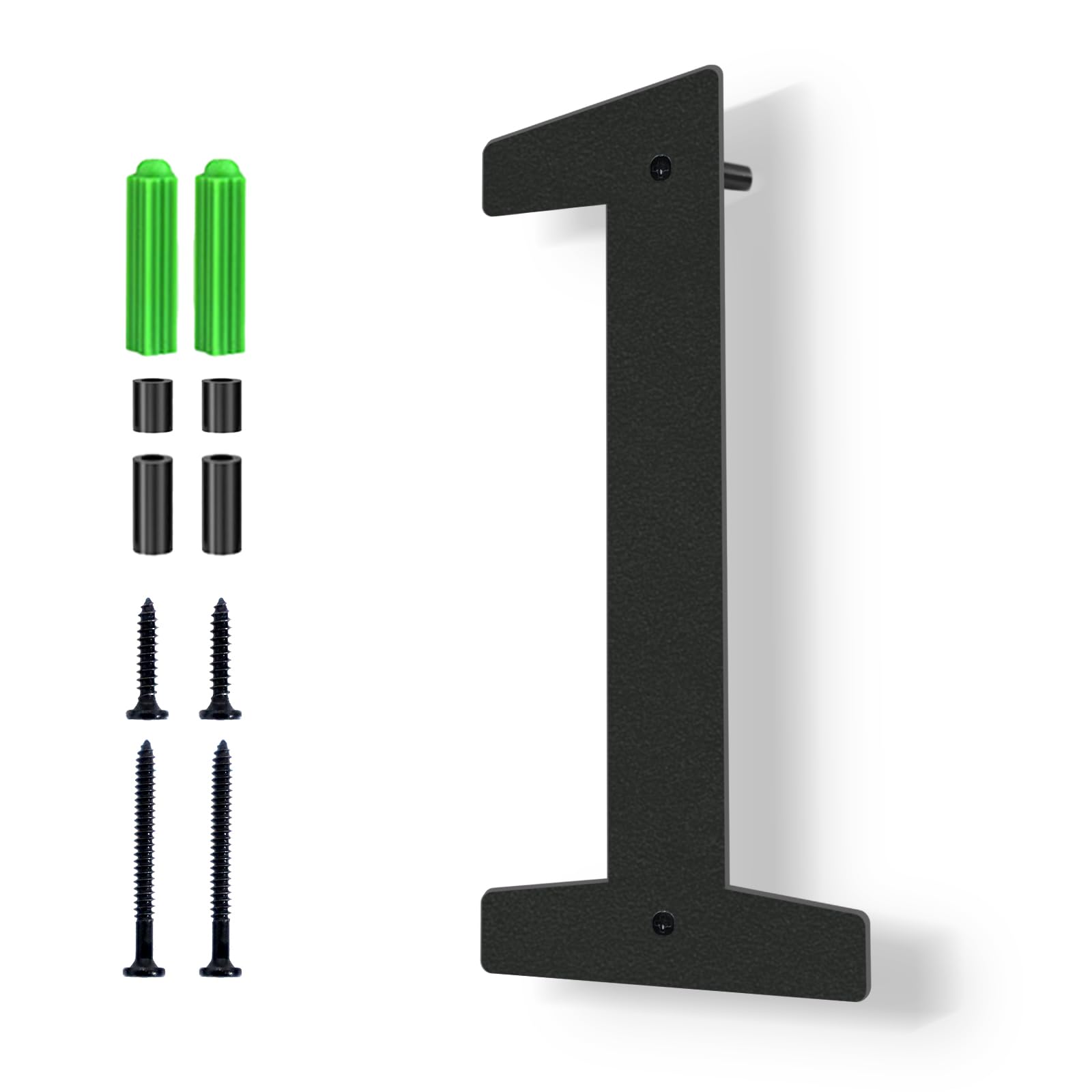 3" 4" 5" 6" 8" Stainless Steel Floating House Numbers, Metal House Numbers for O