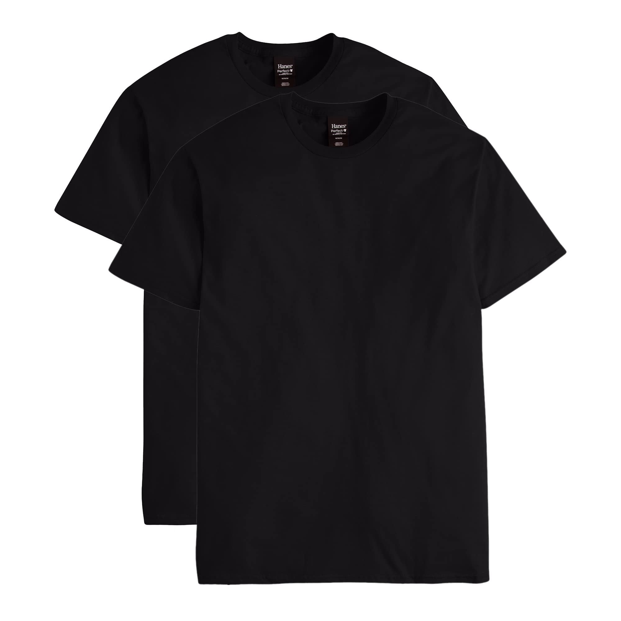 Hanes Nano Premium Premium Cotton T-Shirt Pack of 2 Men's Cotton T-Shirt (Pack o