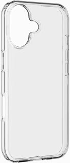 cellularline - Clear Strong - Compatible with iPhone 17 - Hard Case with Rubber Edges - Anti-Shock Protects from Bumps and Drops - Contains Recycled Material - Transparent