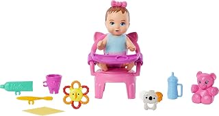 Barbie Skipper Babysitters Inc Baby Small Doll & Accessories | First Tooth Playset with Appearing & Disappearing Tooth​​​​