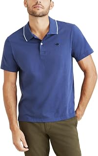 Dockers Mens Short Sleeve Perfect Performance Polo (Regular and Big & Tall)