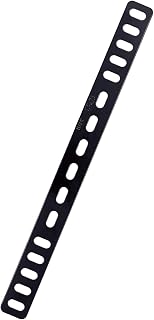 エーモン 取付金具 黒 穴径7mm 25×300mm バイク用品のマウントステーにも G253