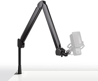 Elgato Wave Mic Arm Premium Broadcasting Boom Arm with Cable Management Channels (10AAM9901_cr) (Renewed)