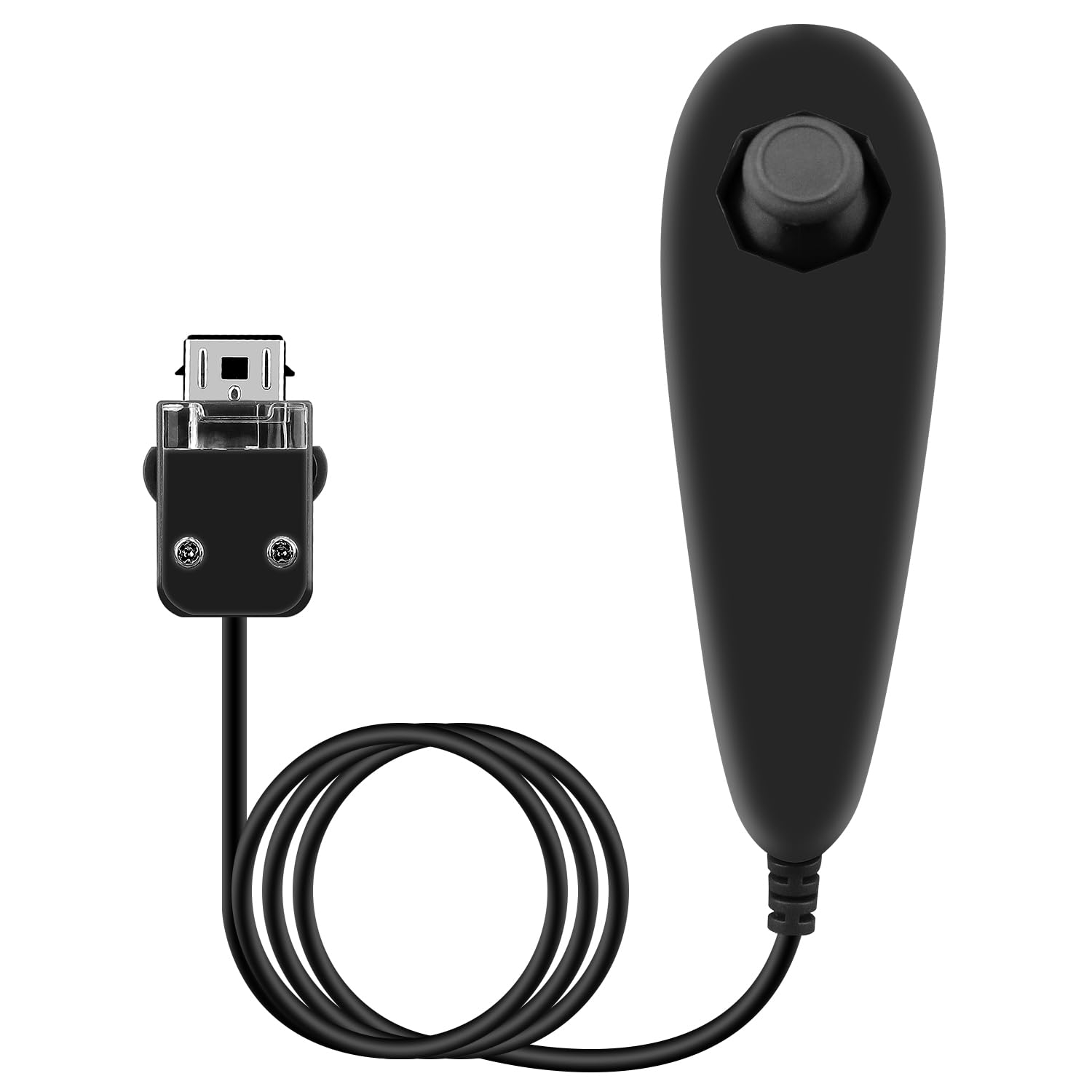 OSTENT Motion Based Wired Nunchuck Controller for Nintendo Wii Console Video Gam
