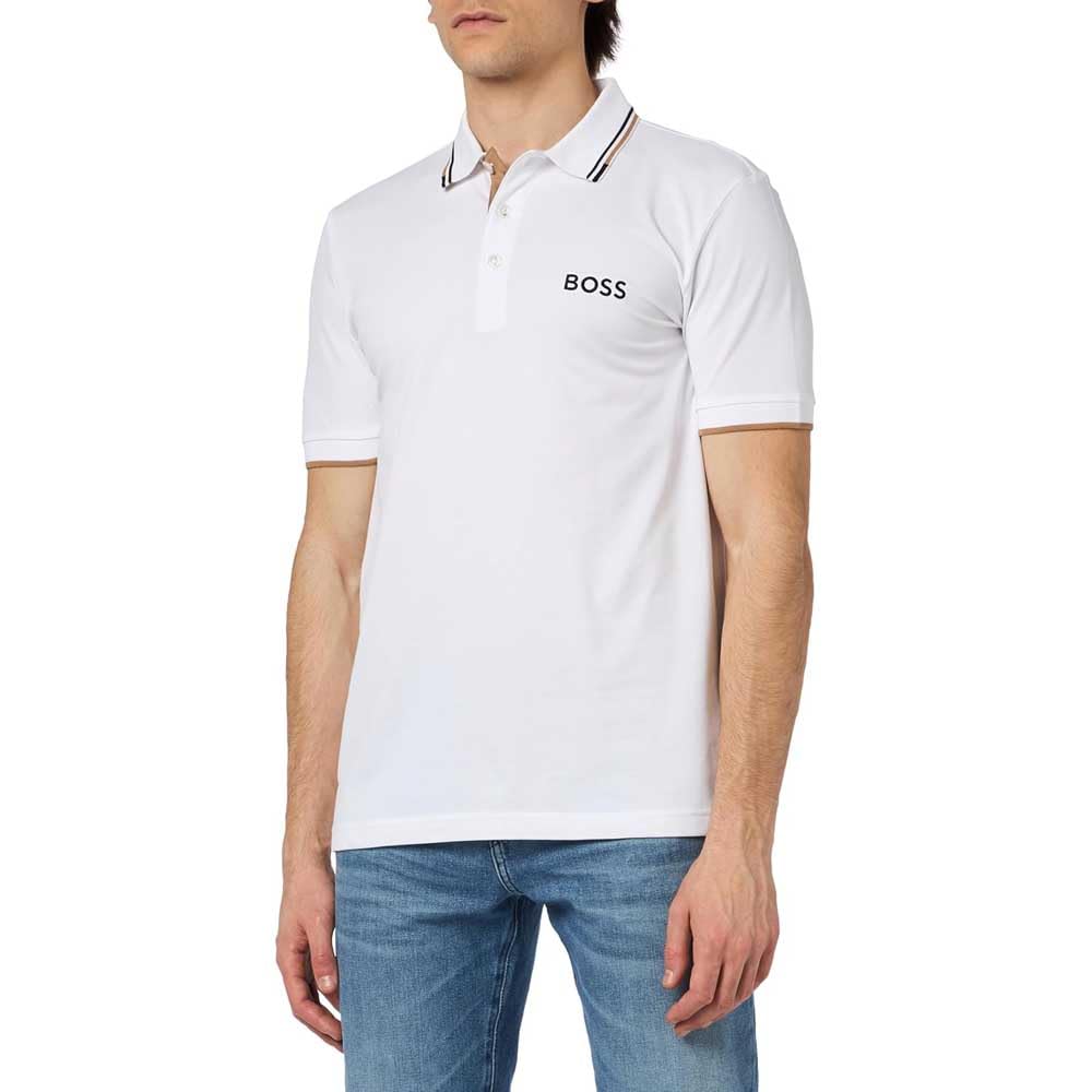 BOSS Men's Paddy Pro Active Paddy Regular Fit Polo Shirt in Quick-Drying Stretch