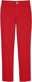 ncbgdfads Boys School Uniform Pant Elastic Waist Straight Casual Trouser | Boys School Uniform Pants, Elastic Waist Trousers, Straight Pants, Back To School, Pull On, Solid Bottoms, Daily Wear