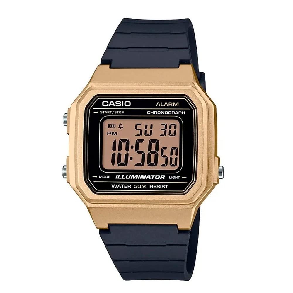 Casio W217H Series | Men’s Digital Watch | 50M WR | 1/100 Second Stopwatch | LED