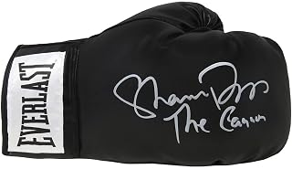 Shannon Briggs Signed Black Everlast Boxing Glove w/The Cannon