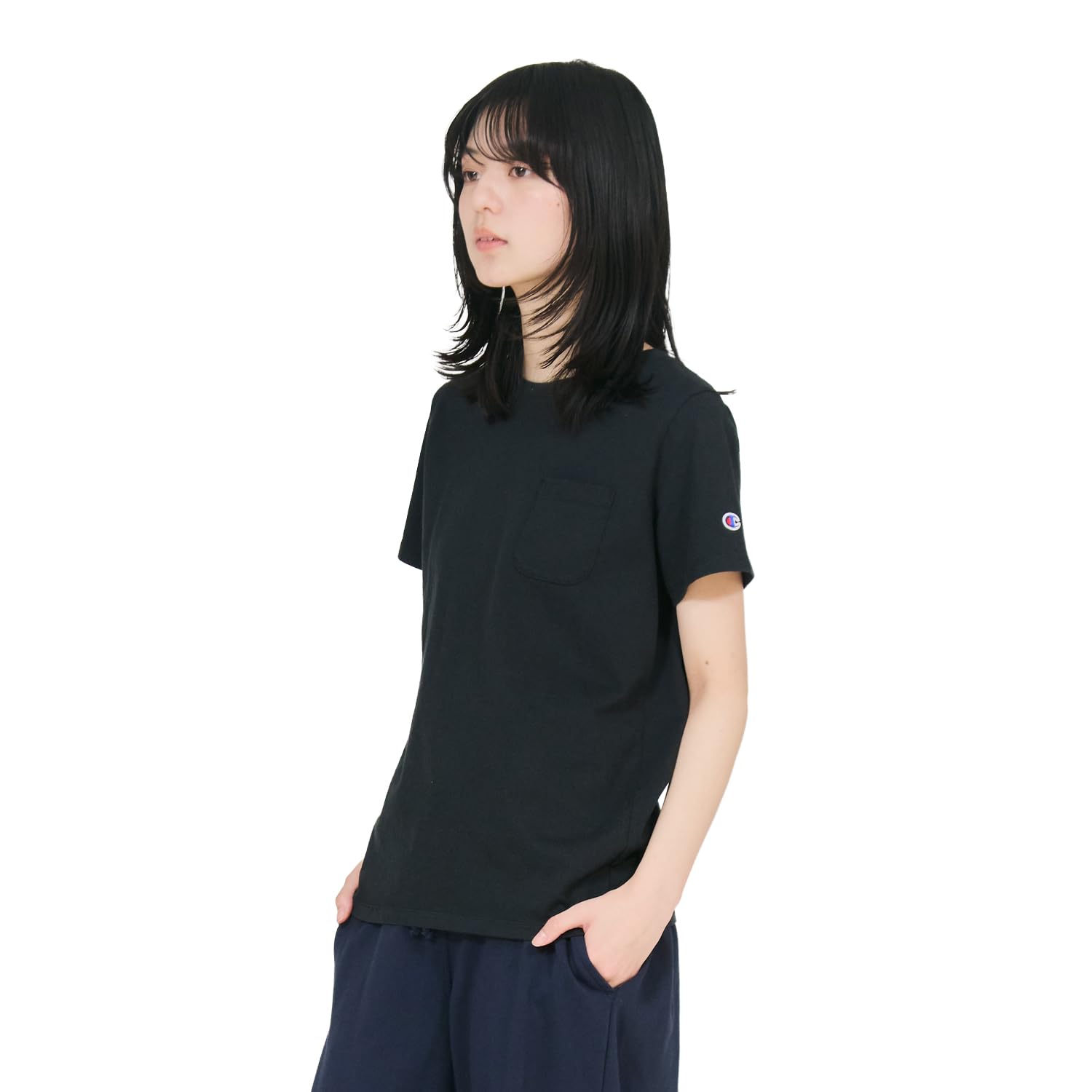 Champion Women's Short Sleeve Pocket T-Shirt