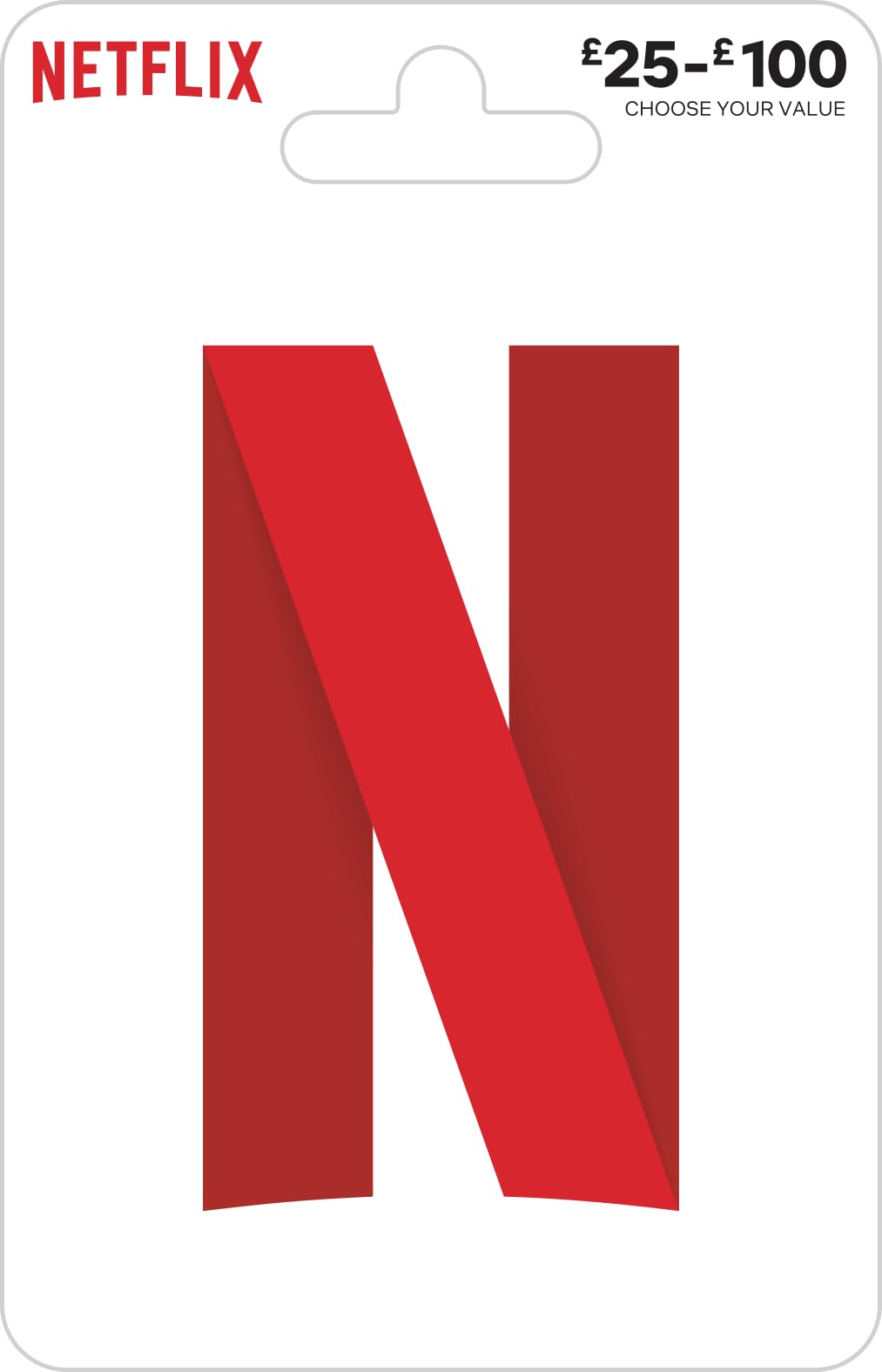 Netflix Physical Gift Card | For redemption in UK - Delivered by Post - Standard