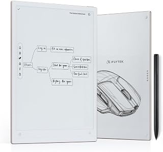 iFLYTEK AINOTE 2, 10.65-inch Large Screen AI Note-Taking Tablet E Ink Tablet,4.2mm Electronic Notebook with Pen Voice-to-Text Transcription, Multi-Large Language Model Support, for Meetings,Study