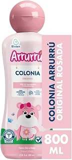 JETa Imports Arrurru Original Baby Cologne 800 ml (27.05 oz) – Light Fresh Baby Fragrance for Daily Use – Imported from Colombia (Pink (Rosada), 27.05fl oz)