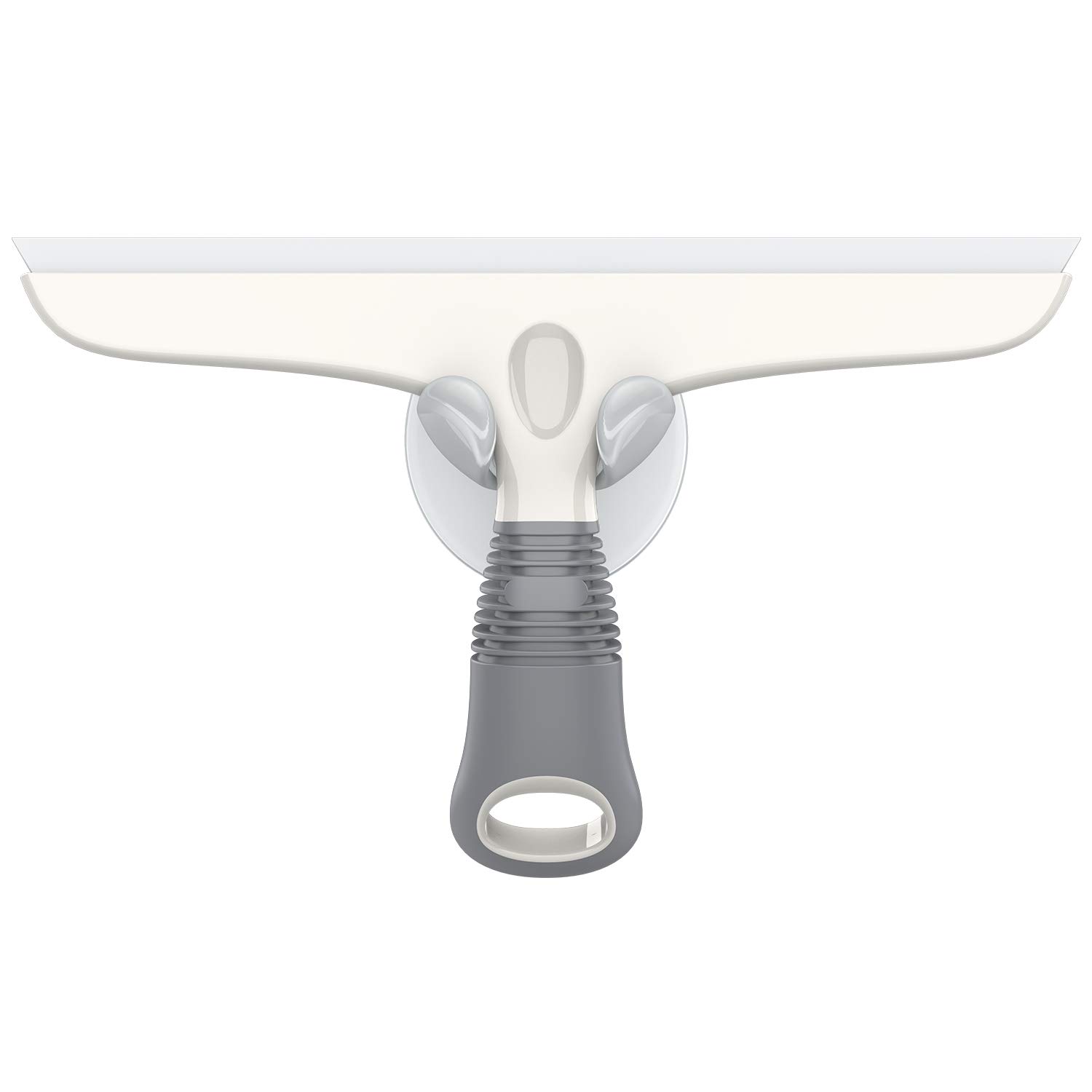 MR.SIGA Silicone Squeegee for Shower Doors, 25 cm/10 inch, White & grey | Shower
