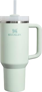Stanley Quencher H2.0 Tumbler with Handle and Straw 40 oz | Flowstate 3-Position Lid | Cup Holder Compatible for Travel | Insulated Stainless Steel Cup | BPA-Free | Mist