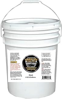 HARD-ON by woolwax™ 4 Gallon Pail Auto Truck Undercoating Black Water Based Corrosion Inhibitor Coating Non-Rubber Stops Rust Chip Guard Sound Deadener Solvent Free
