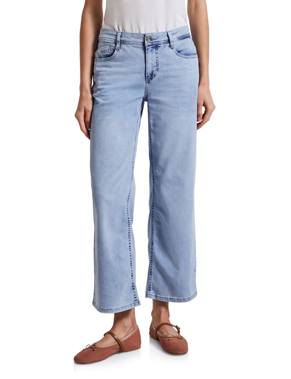 Street One Women's Wide Leg Jeans
