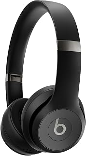 Beats Solo 4 - Wireless On-Ear Bluetooth Headphones, Up to 50-Hour Battery Life, Ultra-Lightweight Comfort, Powerful and Balanced Sound, Apple & Android Compatible - Matte Black