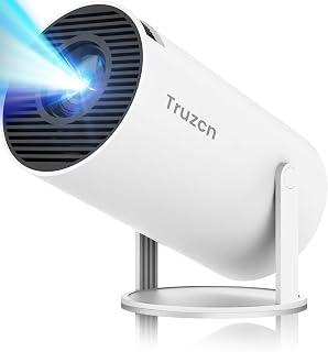 Mini Projector with WiFi 6 and Bluetooth 5.2,Portable Projector Support 4K | Built-in App Smart FHD, 180° Rotatable, AutoKeystone, Android 11, Compatible with HDM/USB/Phone/Laptop