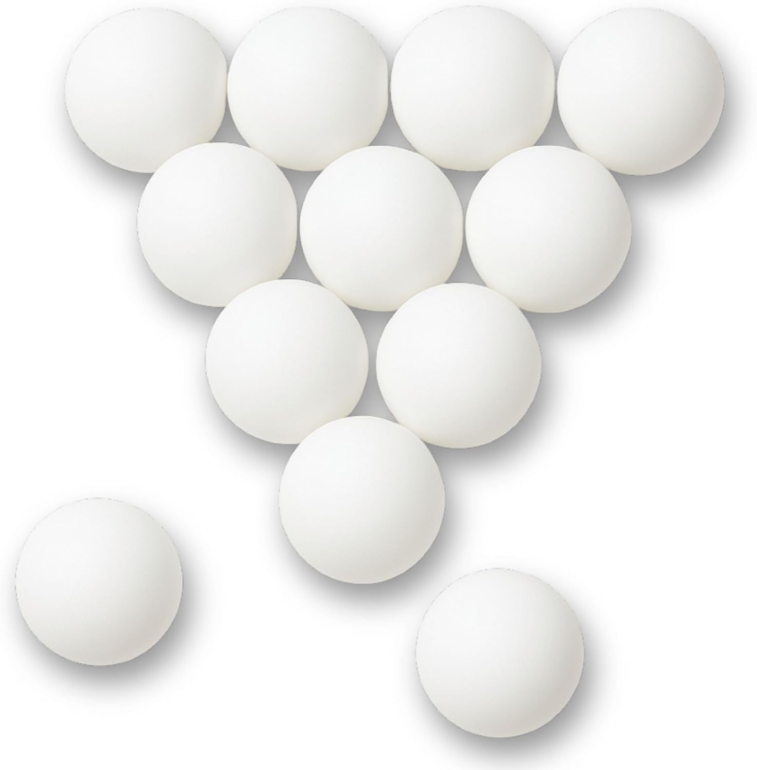 SACREDHAVEN Beer Ping Pong Balls White Table Tennis Pack of 12 | Lightweight, Du