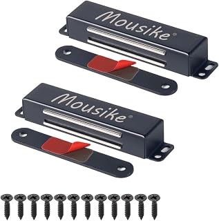 Mousike Magnetic Door Catch Heavy Duty 90lb Door Magnets with Strong Magnetic for Kitchen Cupboard Wardrobe Closet Cabinet Door Drawer Latch