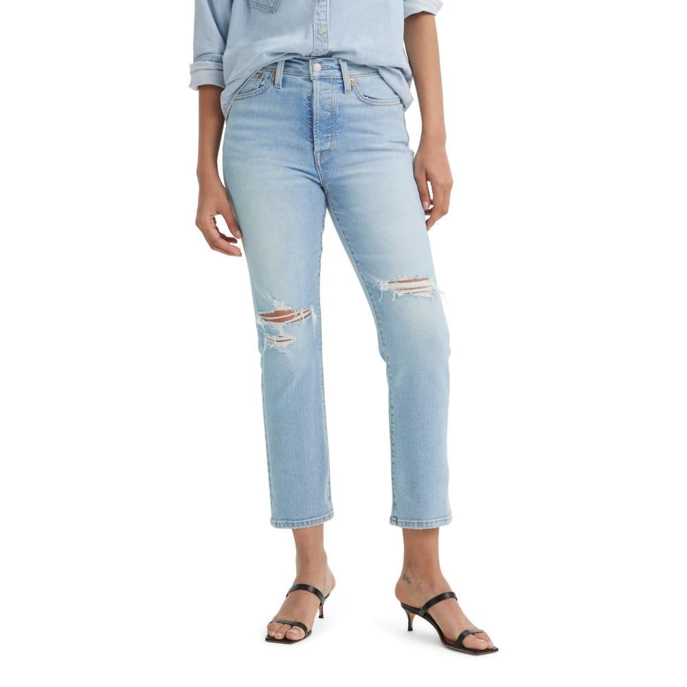 Levi's Womens Premium Wedgie Ribcage Straight Ankle JeansJeans