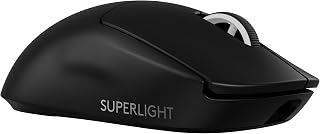 Logitech G PRO X SUPERLIGHT 2 LIGHTSPEED Wireless Gaming Mouse, Lightweight, LIGHTFORCE Hybrid Switches, HERO 2 Sensor, 32,000 dpi, 5 Programmable Buttons, USB-C, PC & Mac - Black | Pro-Grade 60 g, 5 botones programables, sensor 44 000 DPI, respuesta 8 kHz, carga USB-C PC/Mac