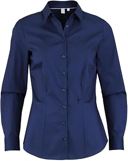 Seidensticker women's blouse - city blouse - shirt blouse - regular fit - long sleeve - plain - 100% cotton