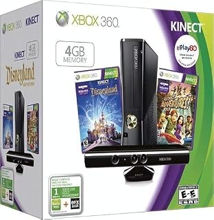 Xbox 360 4GB Console with Kinect Holiday Value (Renewed)
