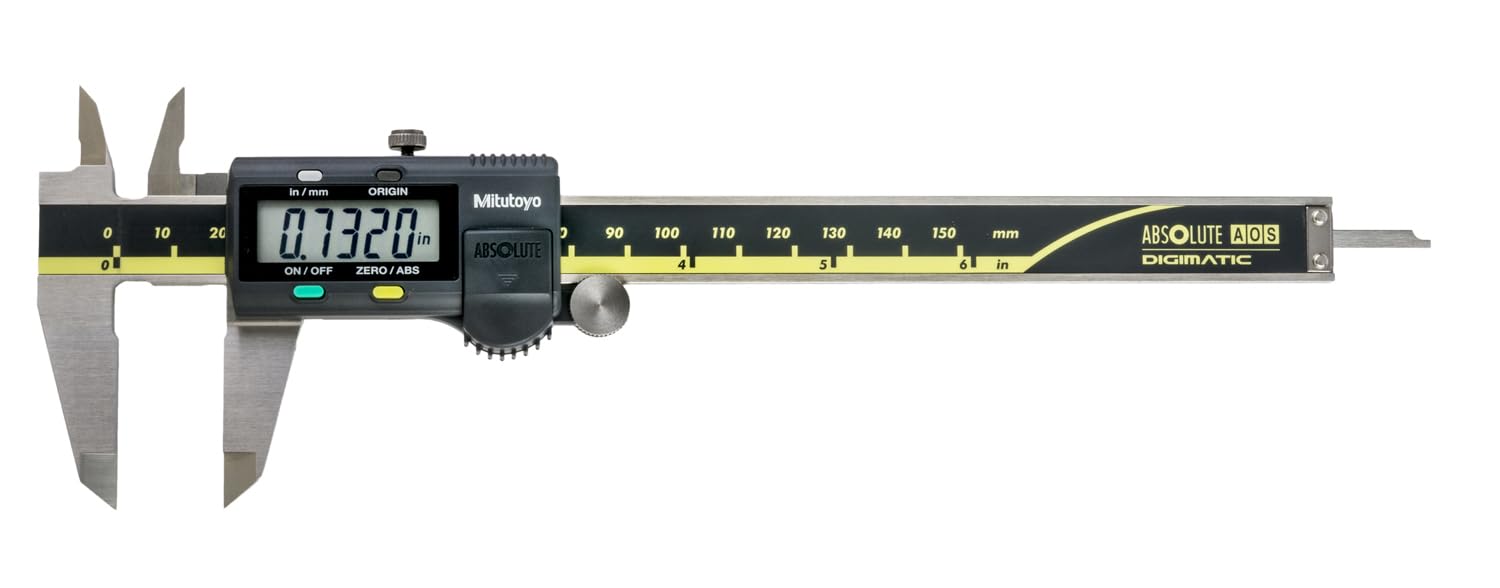 Mitutoyo 500-196-32 Absolute Digimatic Caliper, 6"/150 mm Range | Unlimited resp