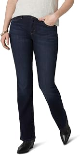 Lee Legendary Mid Rise Bootcut Jeans, Blackout, 46 Short Women's