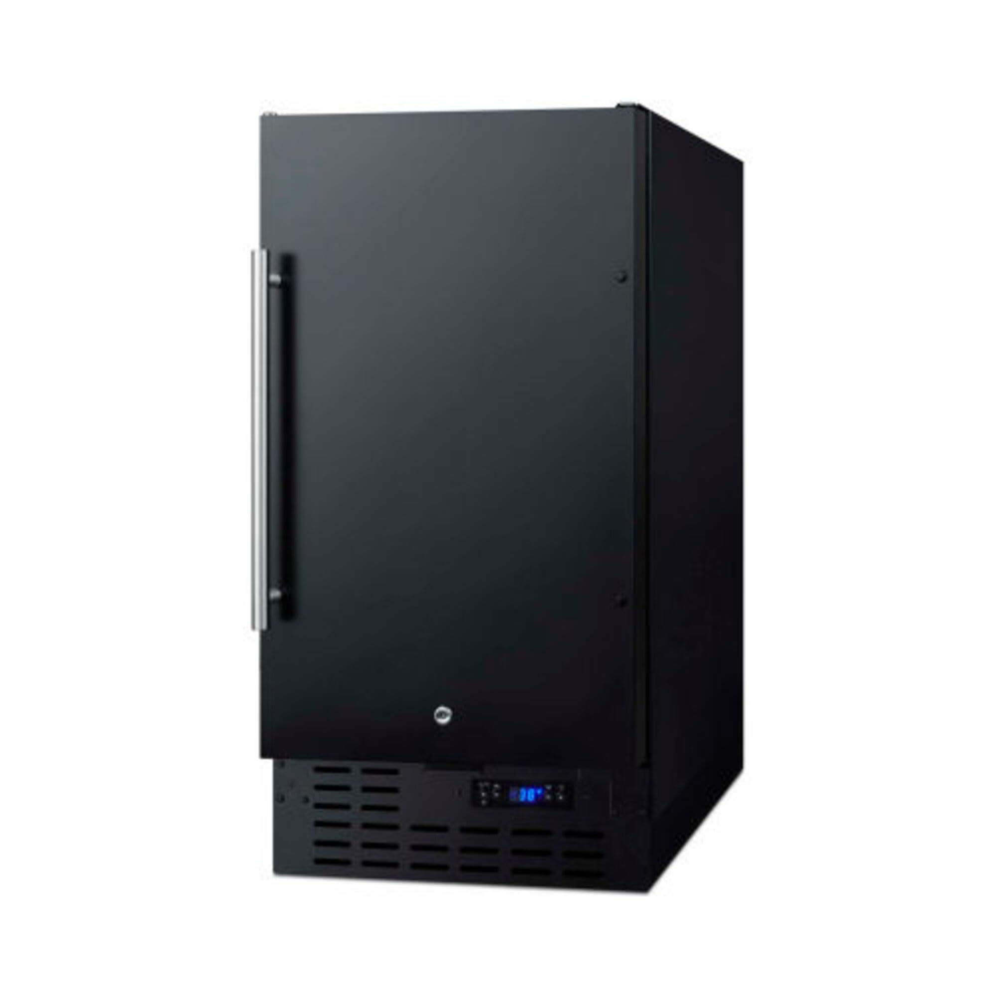 Summit Appliance FF1843B 18" Wide Built-in All-refrigerator in Black with D