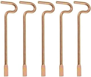 Bedroom/Bathroom Door Emergency Keys Compatible with Kwikset Interior Levers and Knobs (5)