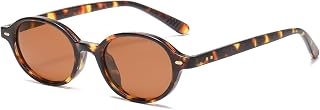 Retro Oval Polarized Sunglasses Women Men Trendy Small 90s Shades