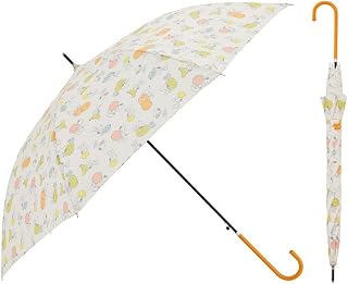 Ogawa 90589 Long Umbrella, Jump Type, 23.6 inches (60 cm), 7 Ribs, Peanuts, Snoopy, Fruit, Water Repellent
