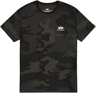 Alpha Industries Men's Basic T Small Logo Foil Print T-Shirt