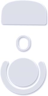 PWNAGE SmoothGlide PTFE Rounded Replacement Mouse Skates Feet for G Pro X Logitech Superlight GPX, Ultra-Smooth and Durable, 3M Adhesive, Gaming Mouse White