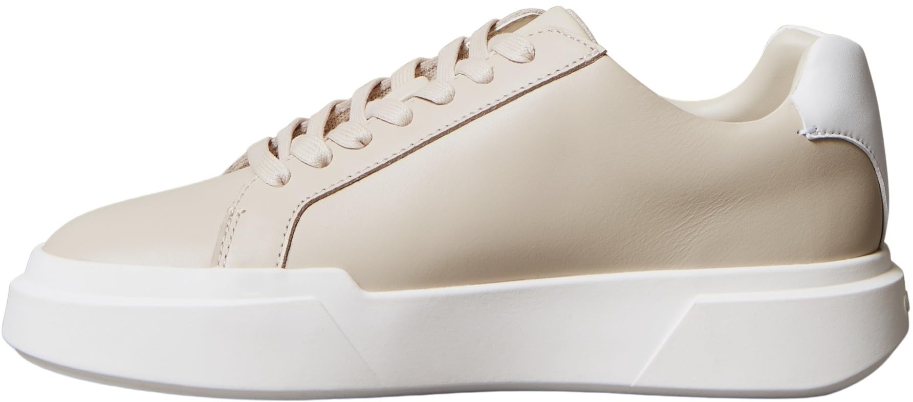 Calvin Klein Women's Sneakers with Moulded Sole Chunky Laceup in Leather