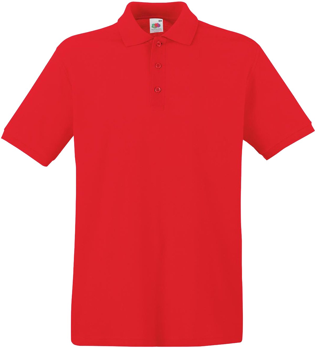 Fruit of The Loom Premium Polo Red XL
