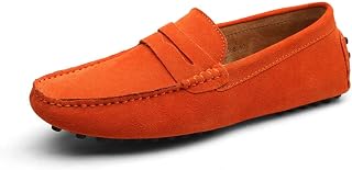 Men's Loafers Leather Fashion Slip-on Shoes Driver Shoes Casual Flat Shoes 38-49 EU