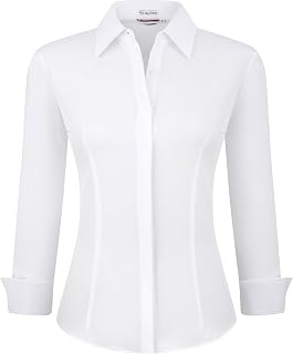 Alex Vando Women's Regular Fit Long Sleeve Stretch Work Shirt