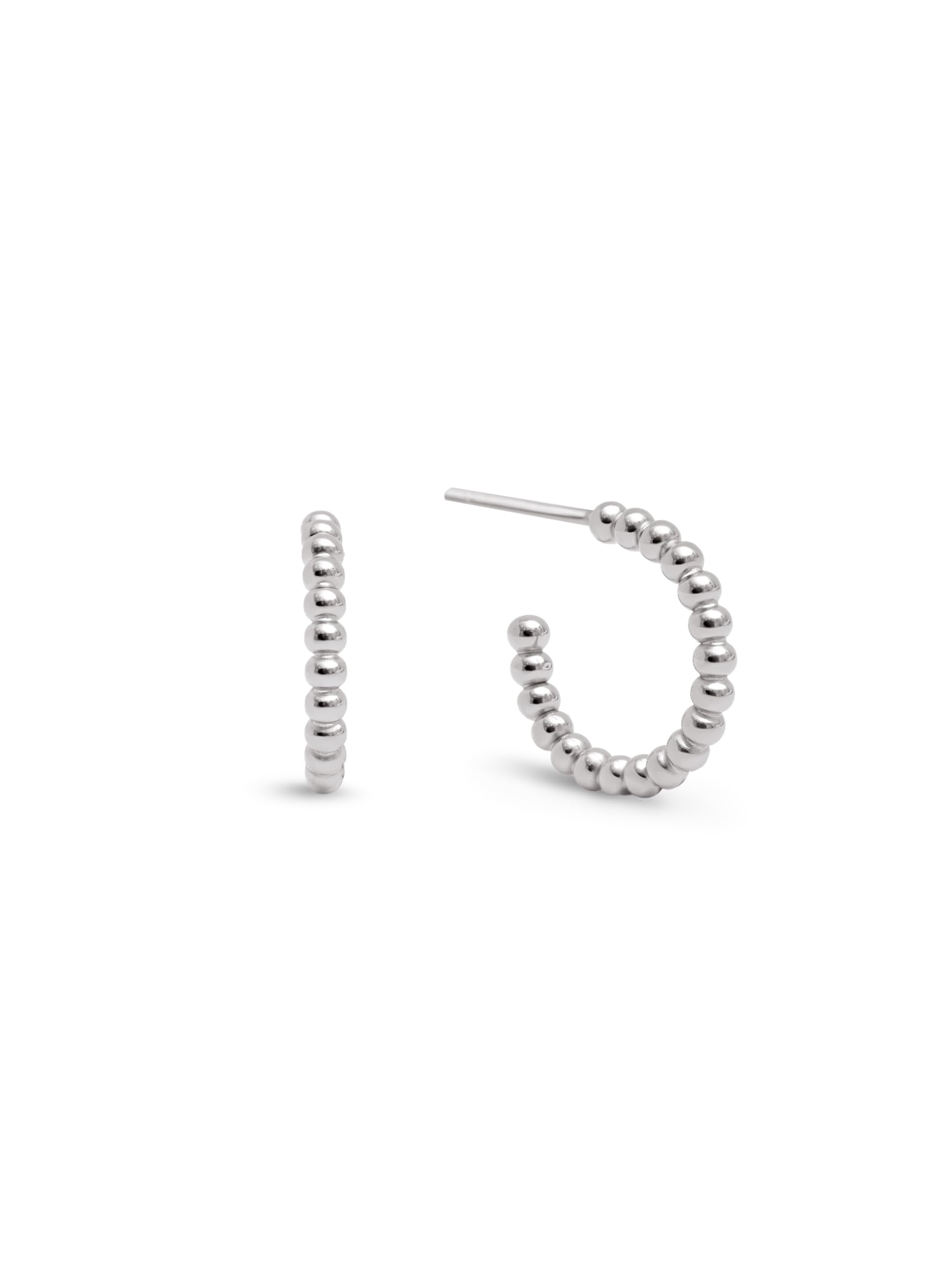 SINGULARU - Pebble Dots S Earrings - Earrings in Steel or Steel with 18Kt Gold P