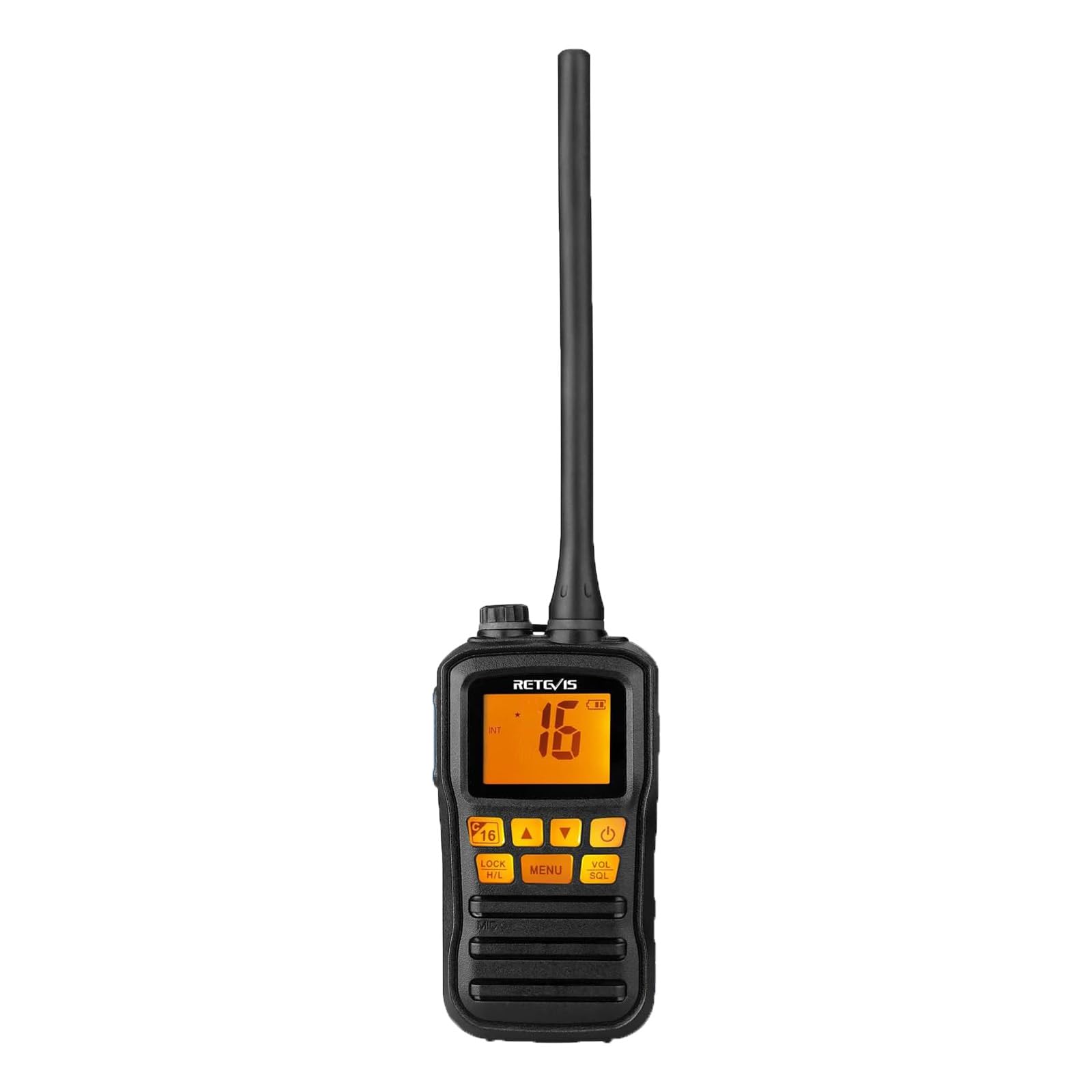 Retevis RM01 3W Marine Radio VHF IP67 Floating, Portable for Kayak (1 Pack) | Du