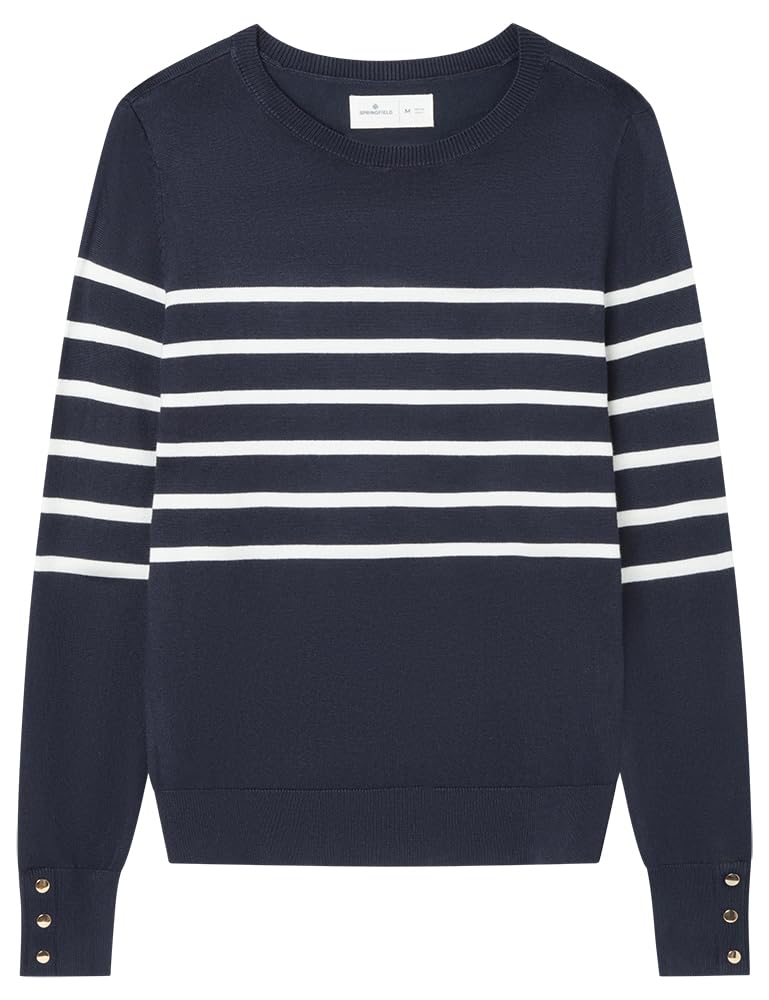 Springfield 3.t/Gym/G.BS.Box Sweater Spring Sweater Women (Pack of 1)