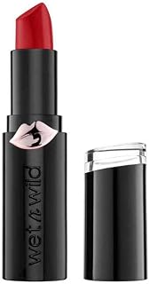 Wet n Wild, Megalast Lipstick, Long-lasting Matte Lipstick with Daily Moisture, Extra-smooth Formula with Microspheres, Natural Marine Plant Extracts, Coenzyme Q10 and Vitamins A & E, Stoplight Red