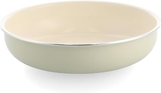 GREENPAN Frying Pan, 7.9 inches (20 cm), Induction Fire, White, Single Item, Click Chef, Ceramic Coating, PFA-F-FREE