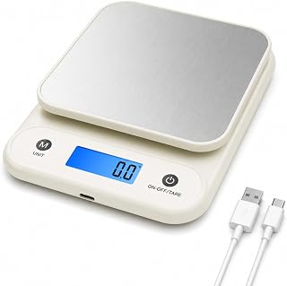 Meilen Digital Food Scale for Kitchen Grams and Ounces 11lb/0.1oz, 5kg/0.1g