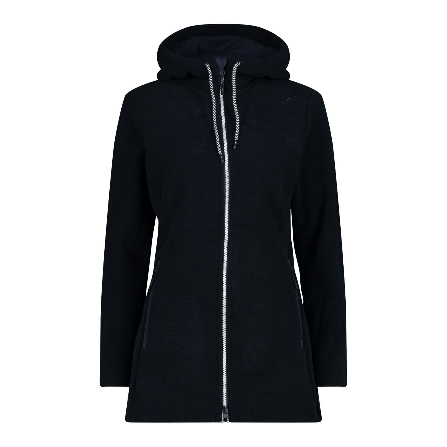 CMP Giacca Da Donna In Pile Knit Tech Con Cappuccio Fisso Jacket Donna