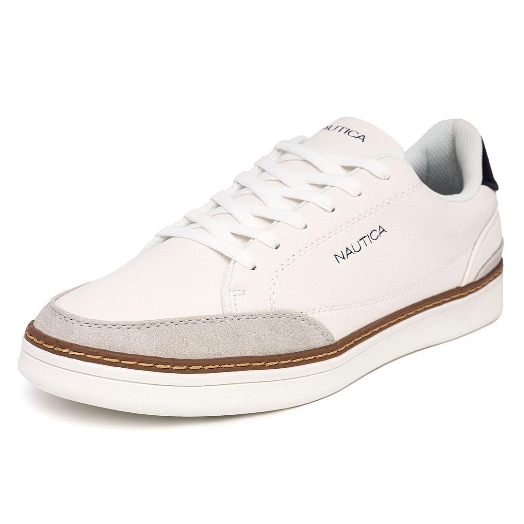 Nautica Men's Townsman Casual Lace-up Shoes Classic Low-Top Loafers Fashion Snea