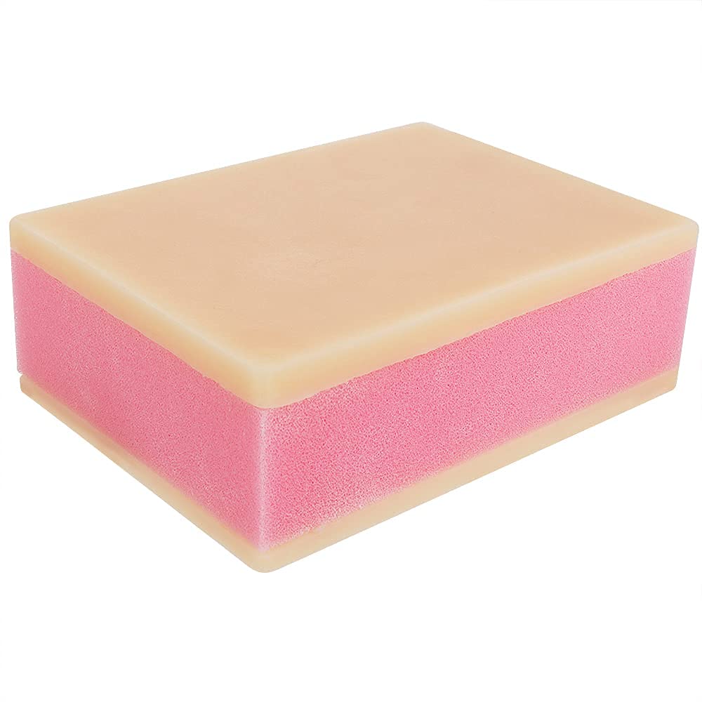 Silicone Sponge Human Skin Injection Pad Training Model, Nurse Student Practice,